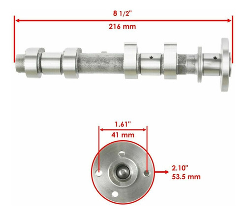 Arbol Levas Admisión Y Escape Polaris Rzr 1000 Xp 2015 -2021