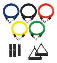 Comprar Set 5 Bandas Elasticas Con Agarre Resistencia Dif Densidades