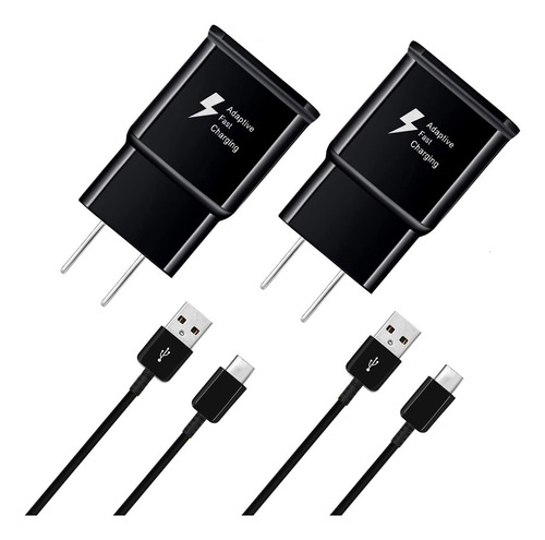 Cargador Carga Rapida Cable Usb Tipo C 6 Pie Para Samsung S9