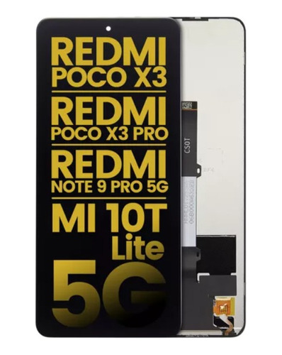 Modulo Xiaomi Redmi Note 9 Pro 5g Poco X3/ Pro 100% Original