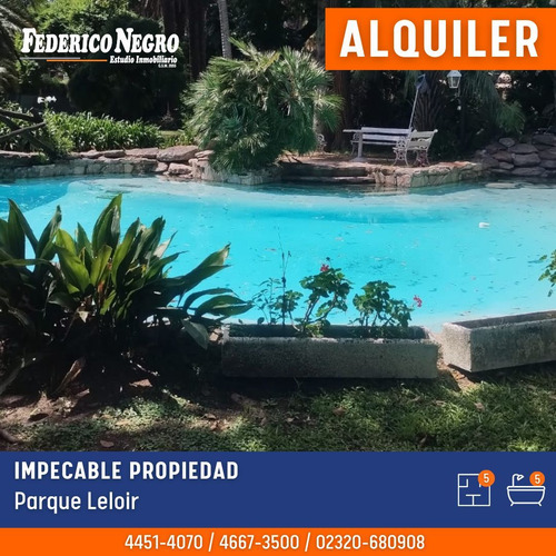 Casa En Alquiler En Parque Leloir