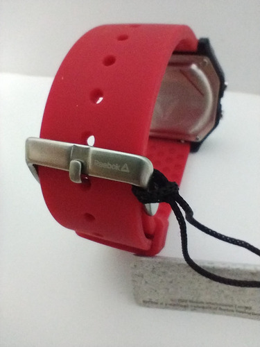 Reloj Negro/rojo Reebok Hombre Mod. Rkvneg9p4irbb