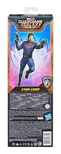 Boneco Guardiões Da Galáxia Vol. 3 F6660 Star Lord Hasbro