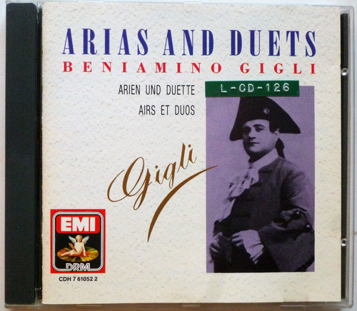 Beniamino Gigli Arias Y Duos De Operas Cd Emi  (cc)