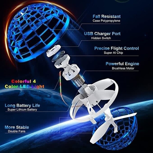 Boomerang Boomerang Ball Floating Orb Mini Orb Drone Niños