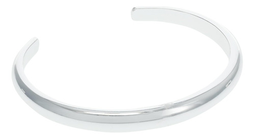 Pulsera Madewell Con Forma De Cúpula, Plata Pulida, Talla Ún