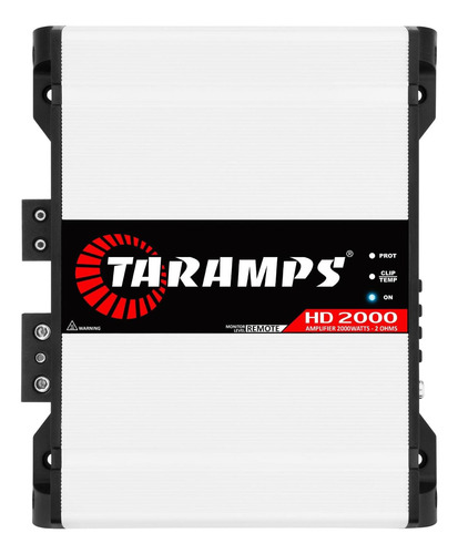 Taramps Hd Ohms 1 Canal 2000 Watts Rms Max Audio De De Rango