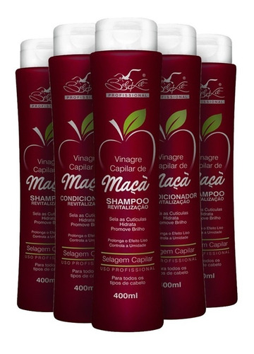 Belkit Vinagre Capilar Maça 24 Produtos Shampoo Condicionado