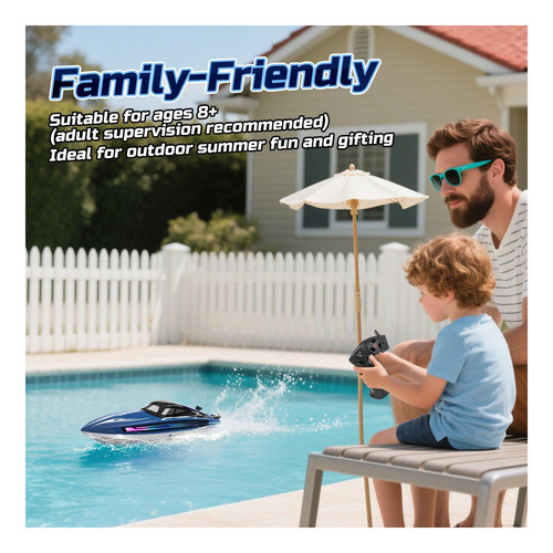 Barcos Rc Wefone Para Adultos, Bote De Control Remoto Para Y