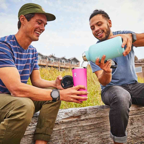 Botella Térmica Hydro Flask 1,9 L Boca Ancha Color Negro