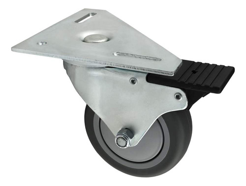 Inc Serie Placa Superior Triangular Swivel Caster Freno