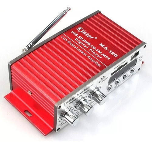 Amplificador Teli Ma 100 20w X 2 Fm Usb Aux Control Remoto