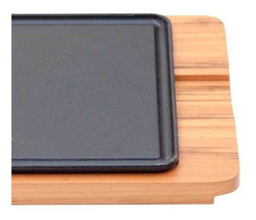 Mix Grill Retangular Em Ferro Fundido Belem Tramontina Cor Marrom