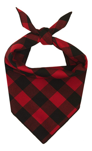 Willowear - Bandanas Para Perro, Xl, Rojo Bufalo Tartan