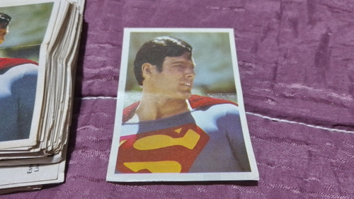124 Figurinhas Álbum Superman O Filme Sem Uso- 1979 - Lote 4 Super Homem (Usado)