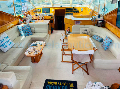 Imagem 4 de 10 de Lancha Carbrasmar 56 Barco Iate N Ferretti Azimut Sunseeker