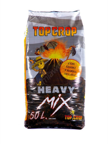 Promoción Heavy Mix 50l De Top Crop Sustrato Tierra Cultivo