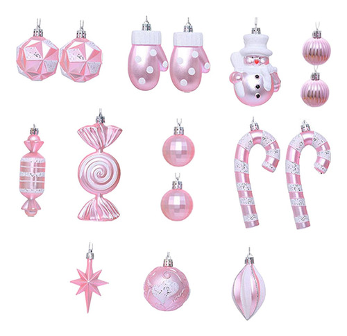 16 Piezas De Bolas De Navidad, Pequeños Colgantes De
