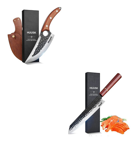 Huusk Knife Japan Kitchen Cuchillos Vikingos Mejorados Con F