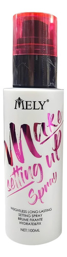 Spray Hidratante Finalizador De Maquillaje Mely 100ml