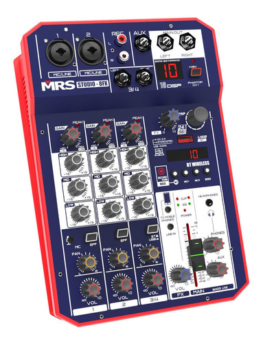 Mixer Analogo 8 Canales Mrs Studio 8fx