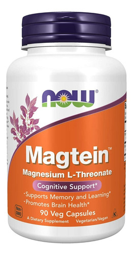 Original Magtein Magnesium L-threonate Now 2000 Mg 90 Cap