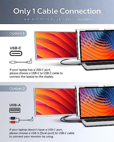 Yutoo Extensor De Pantalla Triple Para Computadora Portátil,