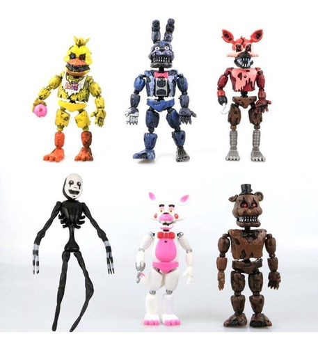 Five Nights At Freddy's Articulados Set 6 Figuras