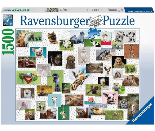 Ravensburger Puzzle 1500 Collage De Animales Supertoys