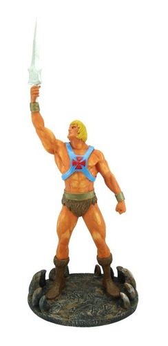 Boneco He Man Colecionador Em Resina Estatua Decoração