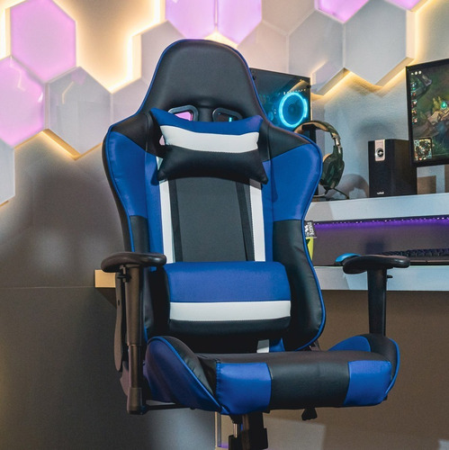 Sillón Gamer Pro Racing Azul