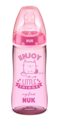 Mamadeira My 1st Nuk 300ml First Choice Rosa Girl