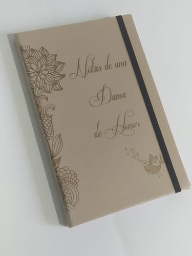 Libreta Artesanal Dama De Honor Regalo