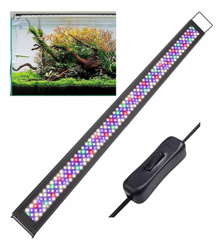 Lámpara Para Pecera Acuario Plantado Wrgb 164leds 120-140cm