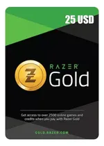 Comprar Tarjeta Razer Gold Gift Card - 25 Usd - Entrega Inmediata!