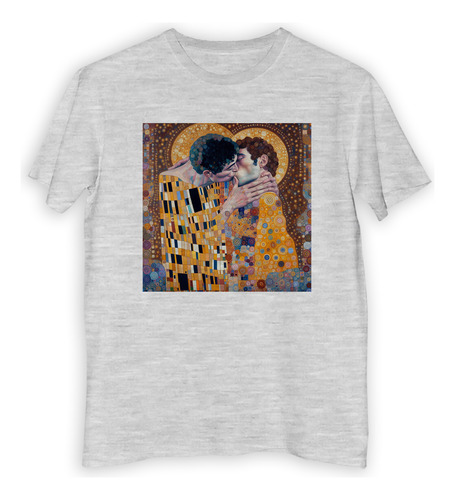 Remera Niño Klimt Reversion Del Cuadro Orgullo Gay