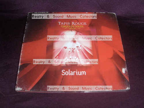 Cirque Du Soleil Tapis Rouge Solarium Cd De Coleccion (Usado)