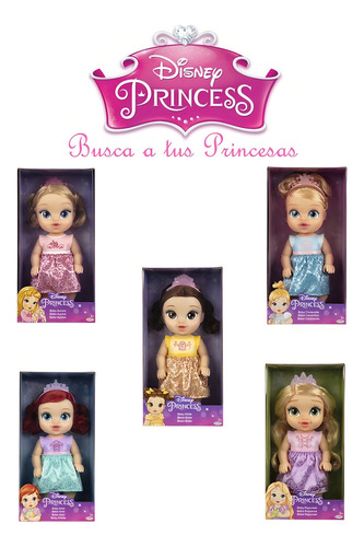 Disney Princesa Ariel Muñeca Bebe De 28 Cms