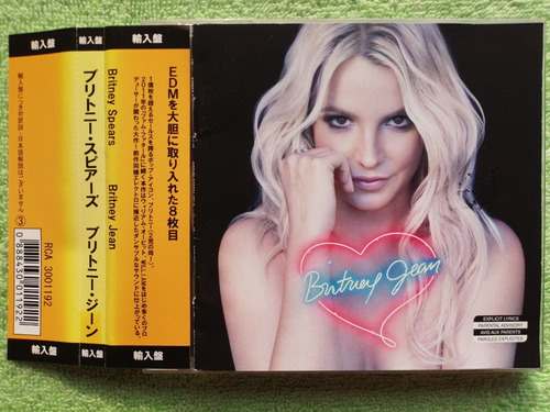 Eam Cd Britney Spears Jean 2013 Octavo Album Edic. Japonesa