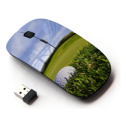 Mouse Ergonómico Inalambrico Usb Imagen Campo De Golf