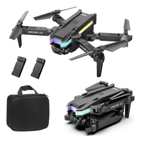 Dron Con Cámara Dual 4k Hd Fpv, Control Remoto, Retención De