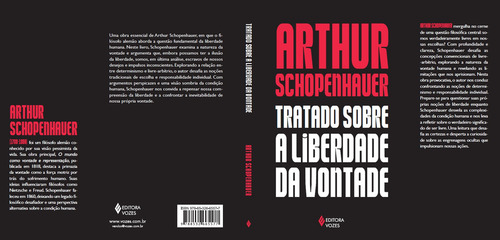 Tratado sobre a liberdade da vontade, de Arthur Schopenhauer. Editora Vozes, capa mole, edição 1 em português, 2023
