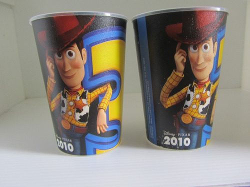 Vaso De Coleccion Toy Story Wood Y Buzz Lightyear Unicos ! (Usado)