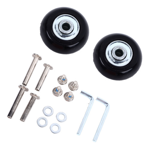 Ruedas De Equipaje Suitcase Caster, 2 Piezas, Flexibles, Gir
