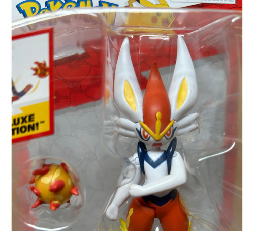 Juguete Pokemon Battle Feature Figure Cinderace Accion