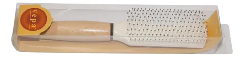 Cepillo Rectangular Cerdas Punta Redonda Beige