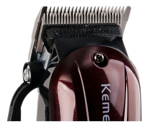 Cortadora de pelo Kemei KM-2600 bordó