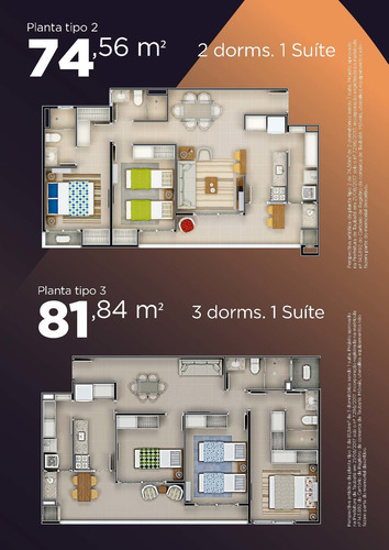 Imagem 12 de 23 de Apartamento Em Barranco, Taubaté/sp De 70m² 2 Quartos À Venda Por R$ 315.000,00 - Ap2124798-s