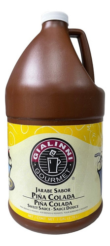 Piña Colada Garrafa Salsa Gialinni De 3.78 Lts