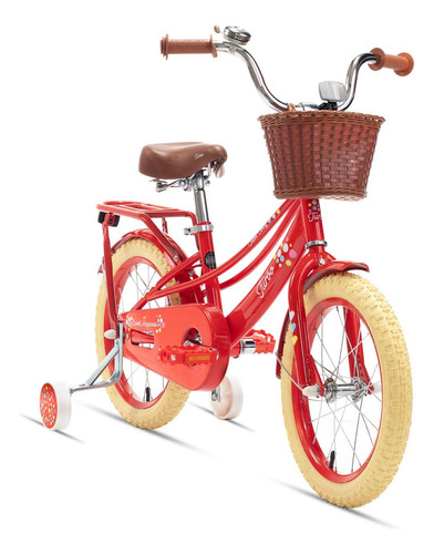 Bicicleta Vintage Retro Para Niña R16 Cotton Candy Turbo Color Rojo Tamaño del cuadro S